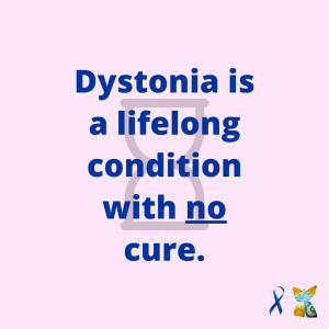 Dystonia is a lifelong condition with no cure